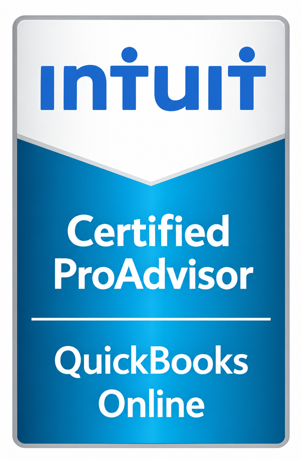 Intuit Certified ProAdvisor QuickBooks Online badge